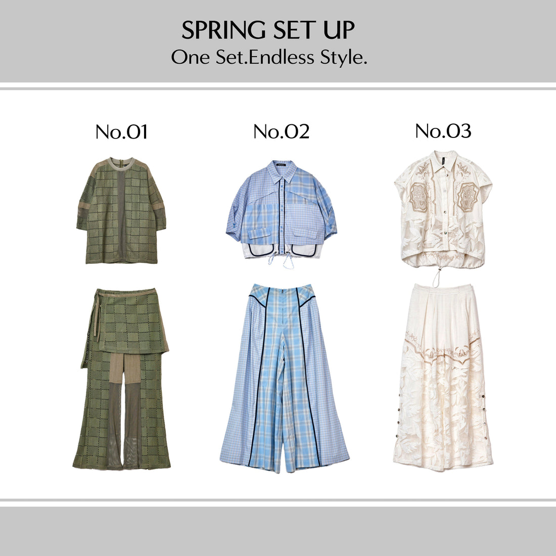 SPRING SET UP - One Set.Endless Style -