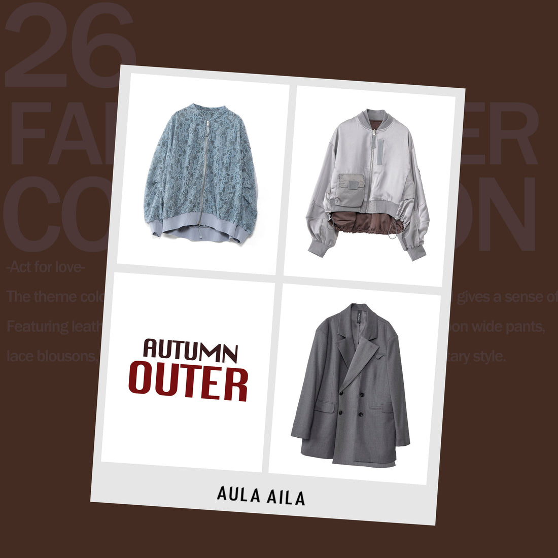 AUTUMN OUTER - staff styling -
