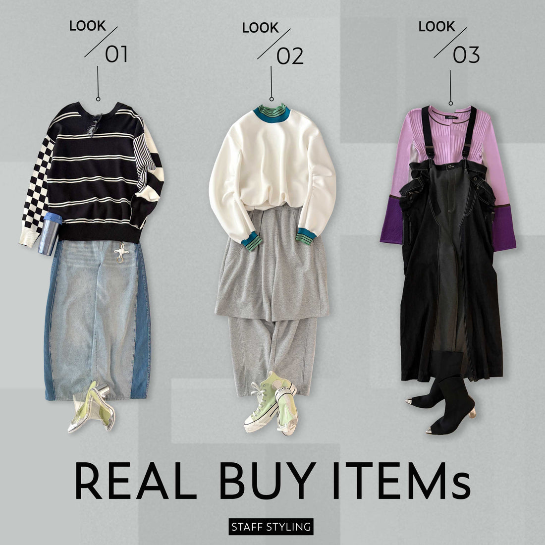 REAL BUY ITEMs - STAFF STYLING -