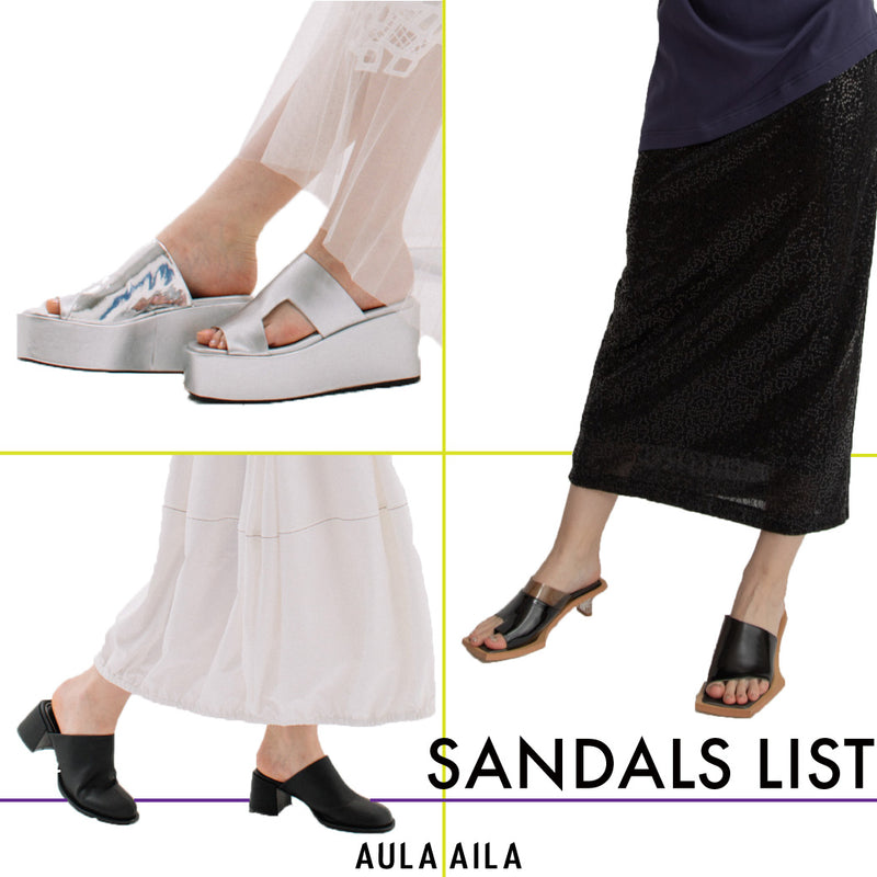 AULA AILA SANDALS LIST — aulaaila