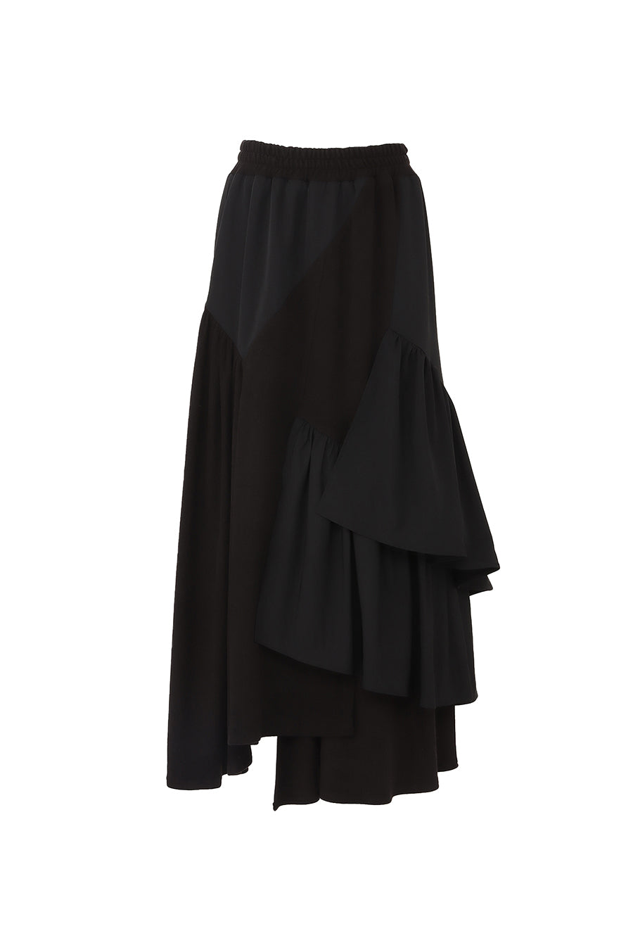 TIRED ASYMMETRY SKIRT — aulaaila