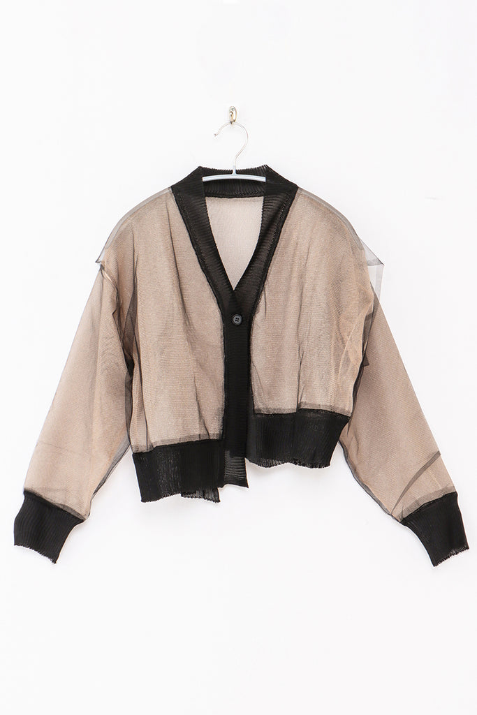 SHEER KNIT CARDIGAN