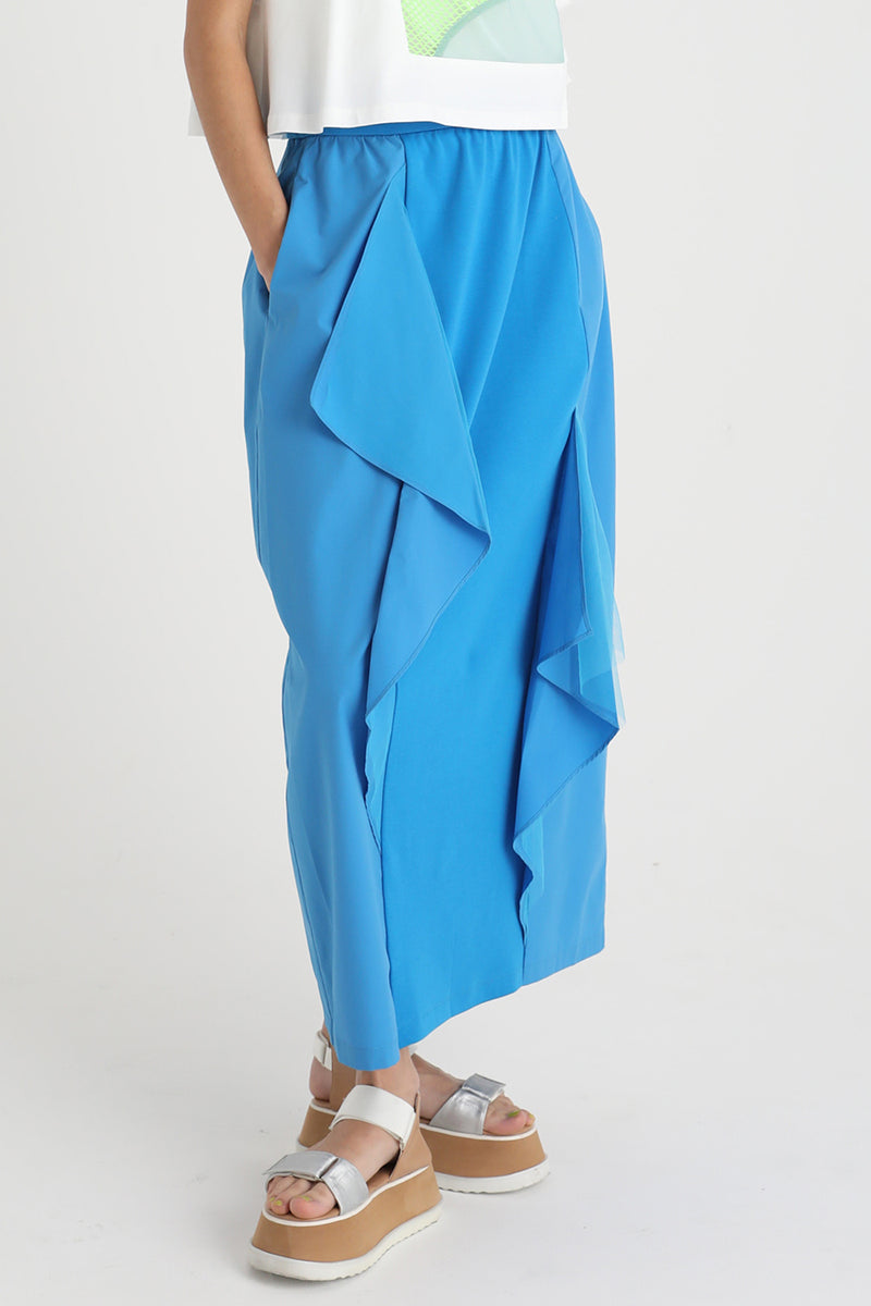 TAFFETA COMBINATION BALLOON SKIRT — aulaaila