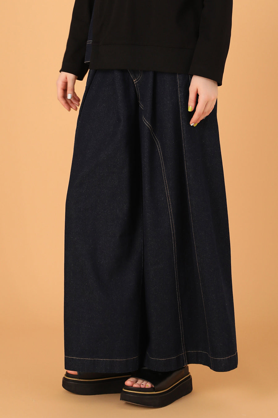 Tack denim pants | aluna