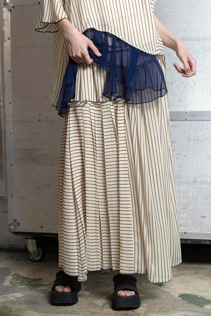 SHEER TIERED SKIRT — aulaaila