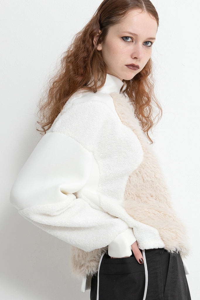 BOA AND FUR PULLOVER — aulaaila