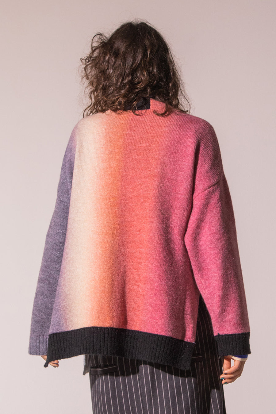 GRADATION KNIT CARDIGAN — aulaaila