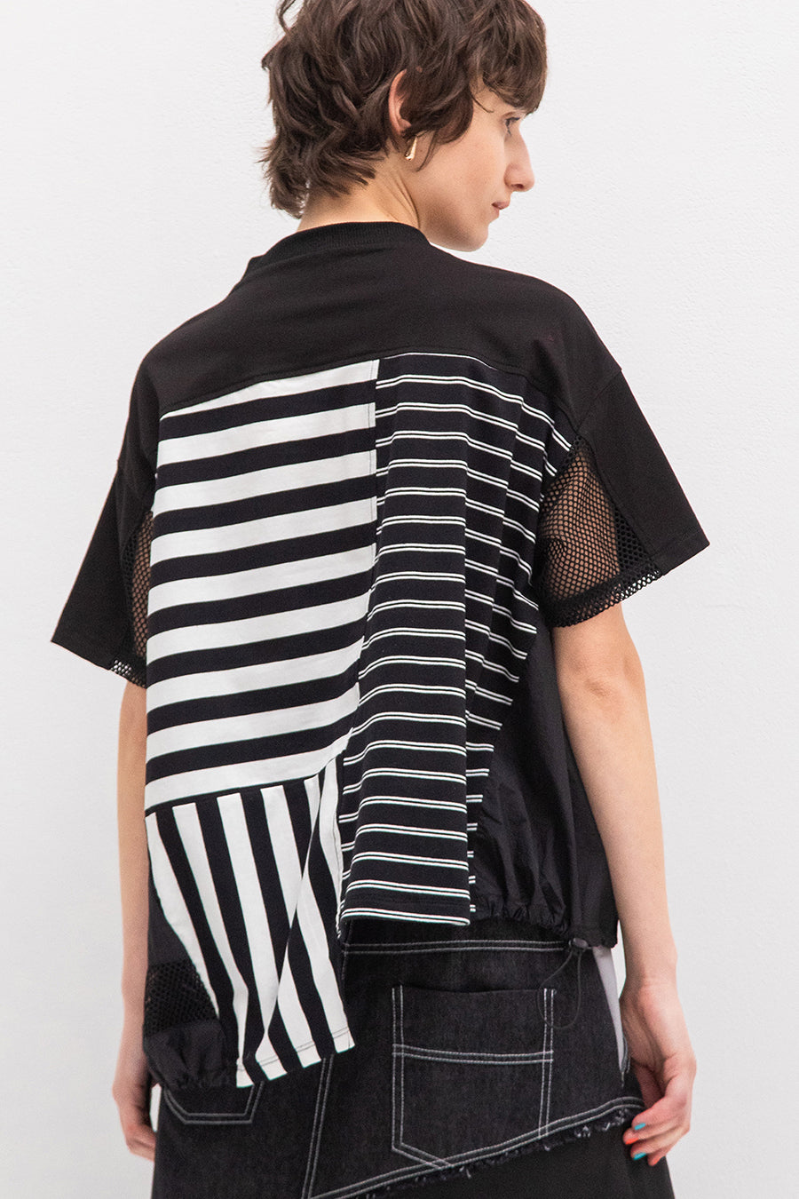 ボーダーコンビネーションTシャツ（Tシャツ/カットソー）｜AULA