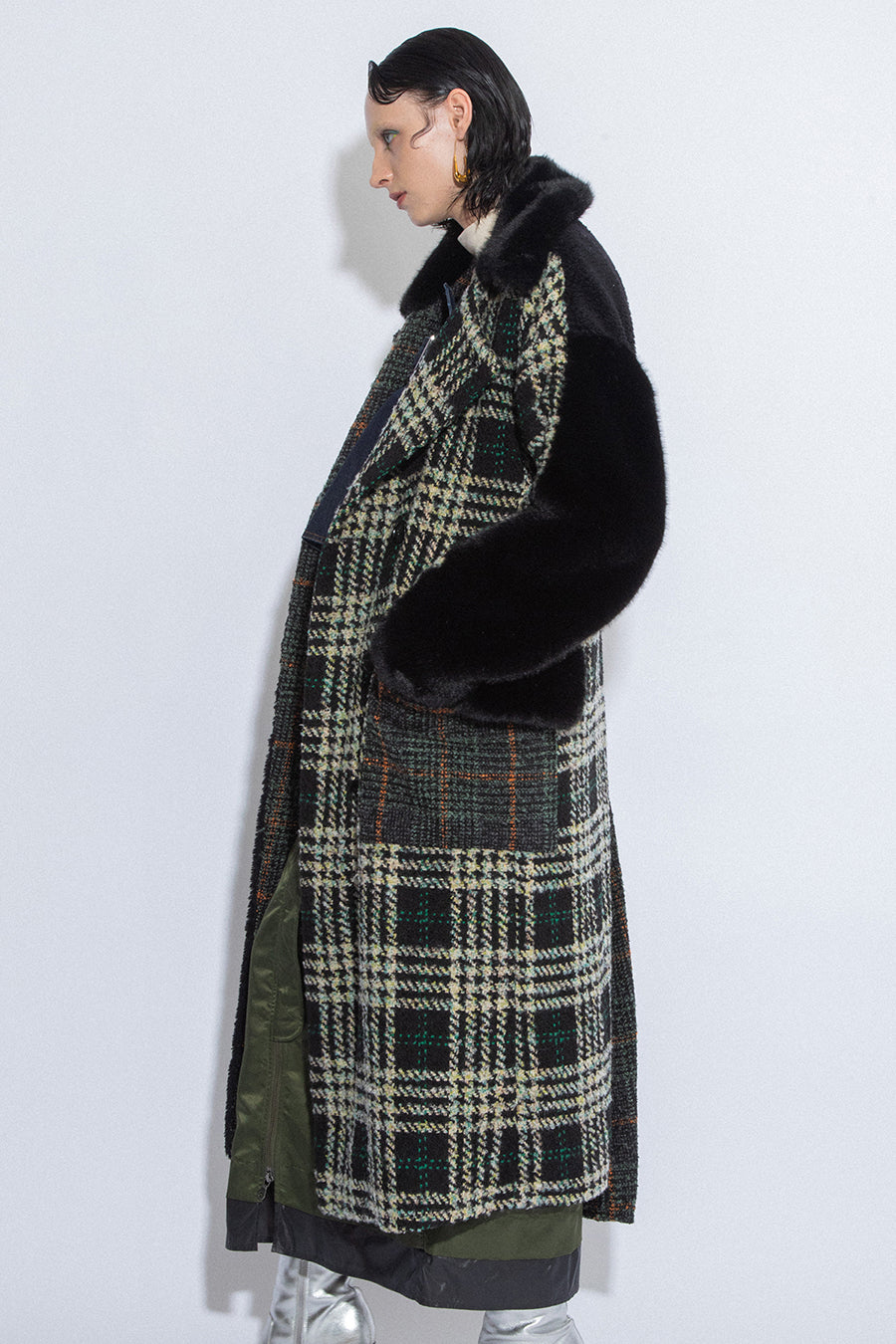 ASYMMETRY COMBINATION COAT — aulaaila