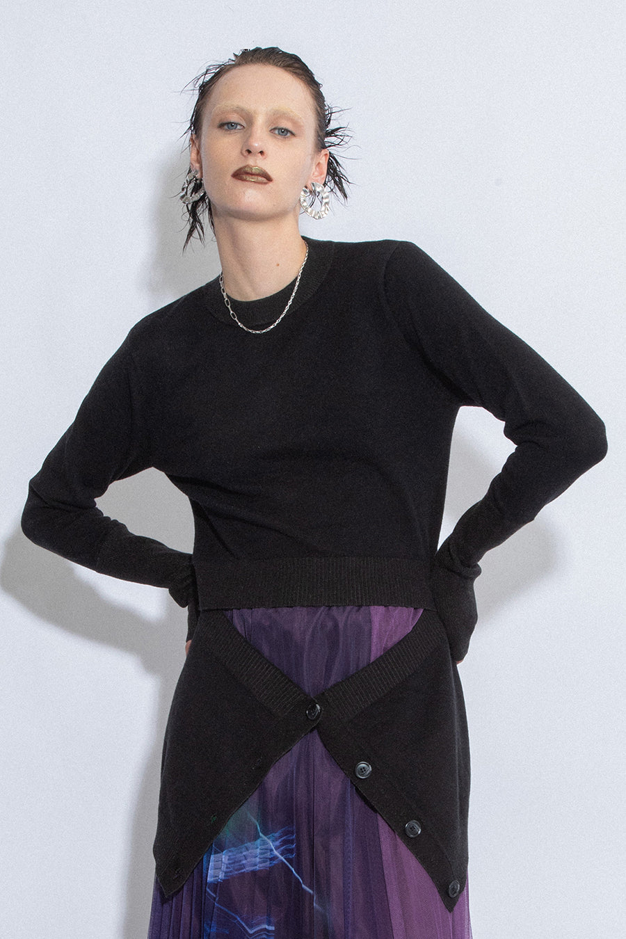 WAIST SLIT KNIT — aulaaila