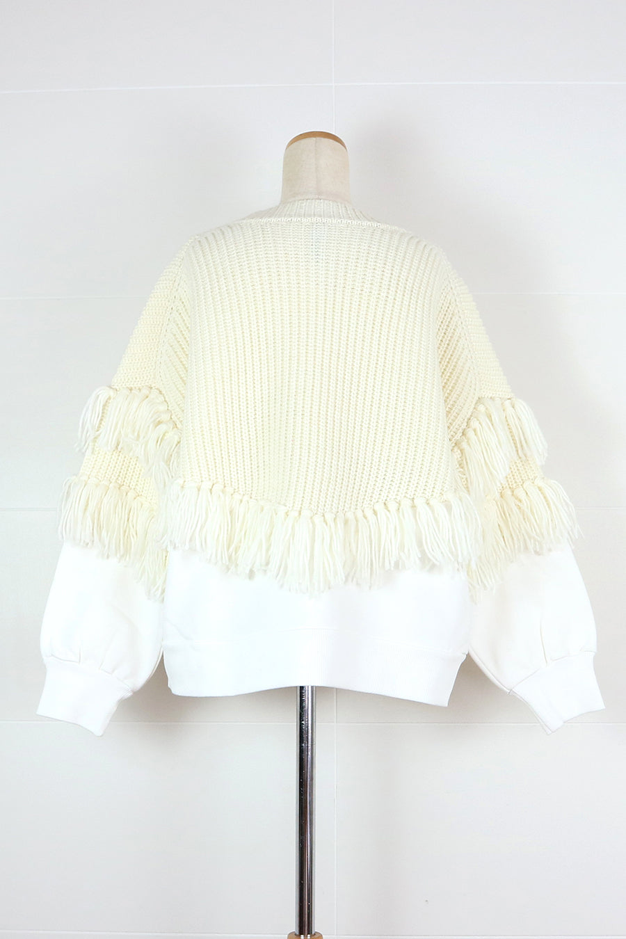 FRINGE KNIT DOCKING PULLOVER — aulaaila