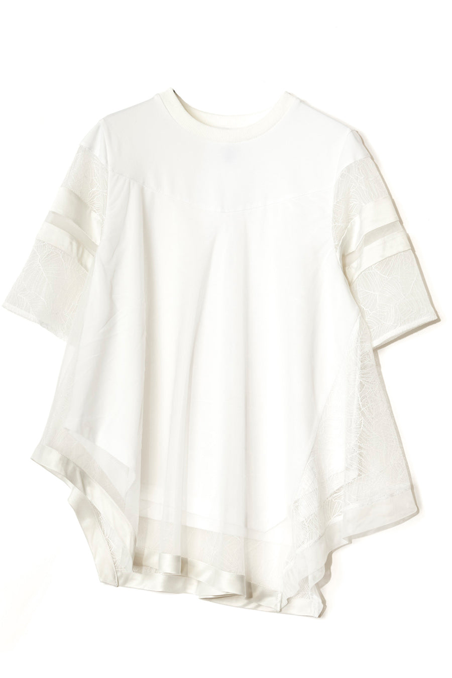 AULA AILA tシャツ レースチュニックTシャツ レディース