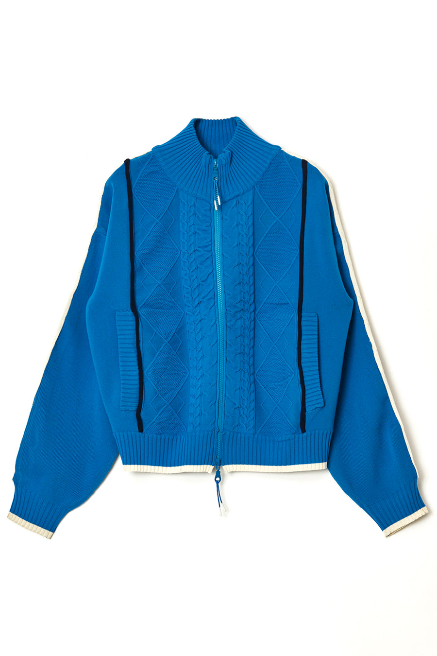 pellicule doublezip cableknit ケーブル ニット βロゴ マルチケーブルニット（2727KE06） | β MEN (Men