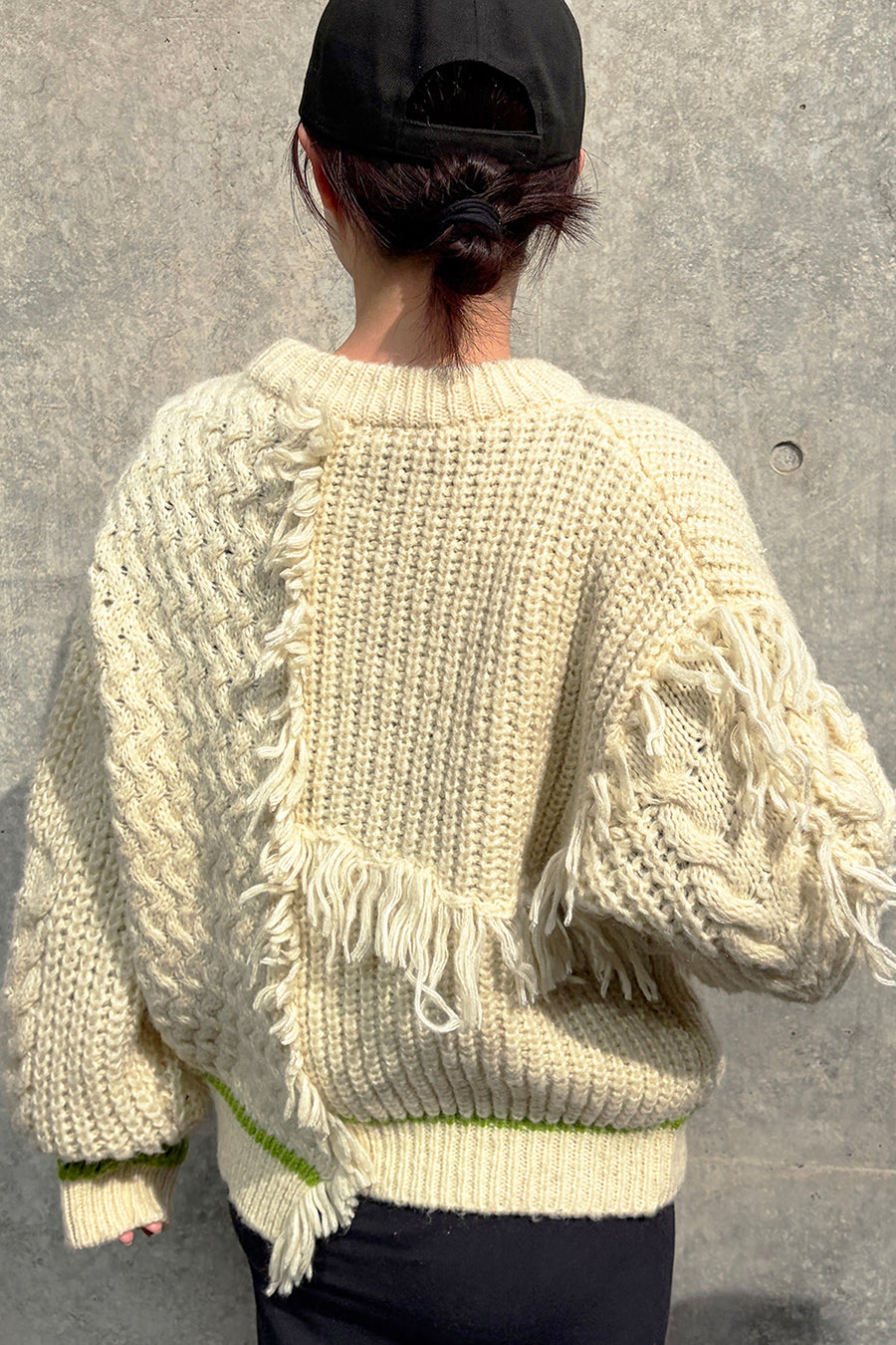 FRINGE CARDIGAN — aulaaila